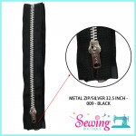 ZIP - SILVER METAL ZIP (009)